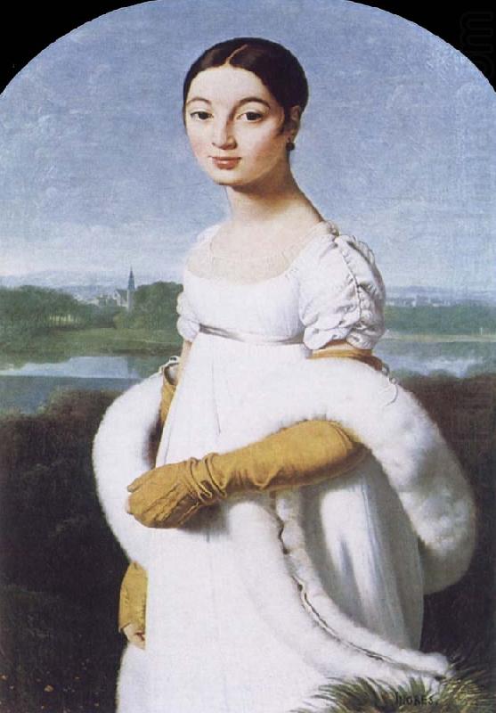 Jean-Auguste Dominique Ingres Madeoiselle Caroline Riviere china oil painting image